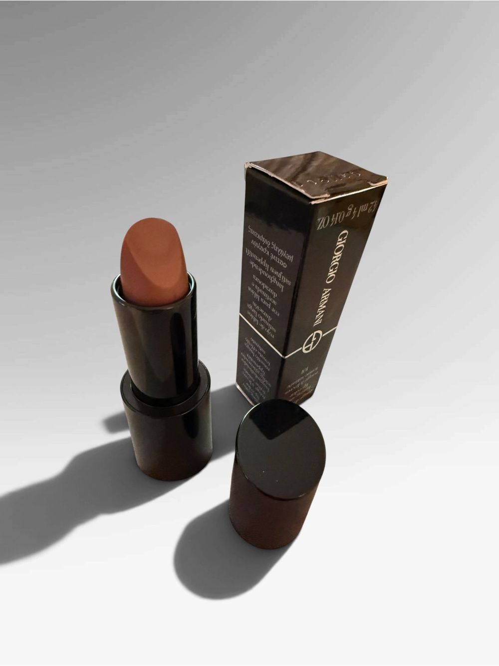 Giorgio Armani Rouge d’Armani Lasting Satin Lipstick – Shade 101 Sand - Picture 2 of 2